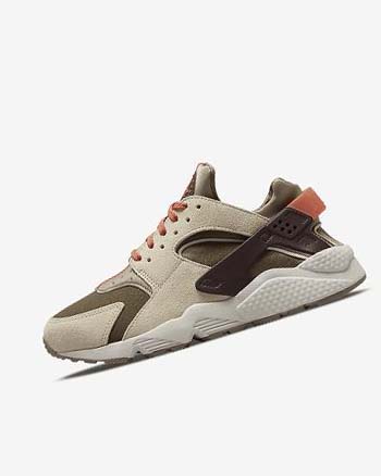 Khaki / Burgundy Women's Nike Air Huarache SP Sneakers | CA2490