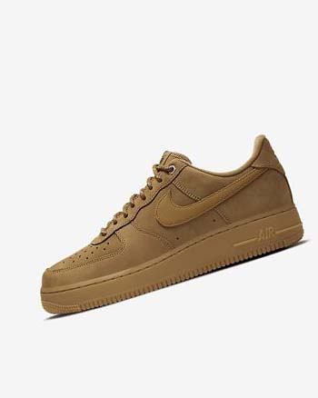 Light Brown / Black / Brown Men's Nike Air Force 1 '07 WB Sneakers | CA2745