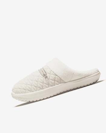 Light Brown / White / Grey Women's Nike Burrow SE Slipper | CA3037