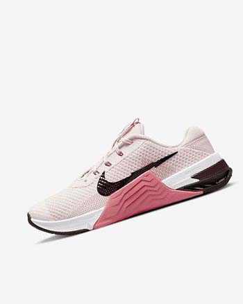 Light Pink / Pink / Metal Women's Nike Metcon 7 Training Shoes | CA2321