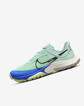 Mint / Grey / Blue Women's Nike Air Zoom Terra Kiger 8 Trail Running Shoes | CA5551