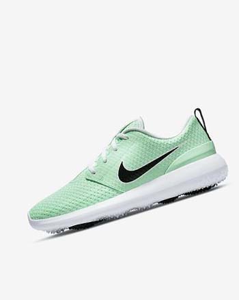 Mint / White / Black Women's Nike Roshe G Golf Shoes | CA3063