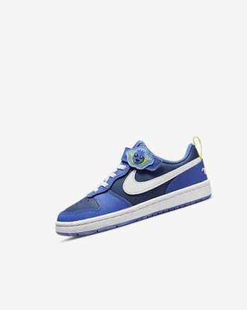 Navy / Blue / Blue / White Boy Nike Court Borough Low 2 Lil Fruits Shoes | CA5484