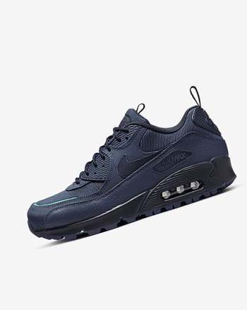 Navy / Obsidian Men's Nike Air Max 90 Surplus Sneakers | CA2291
