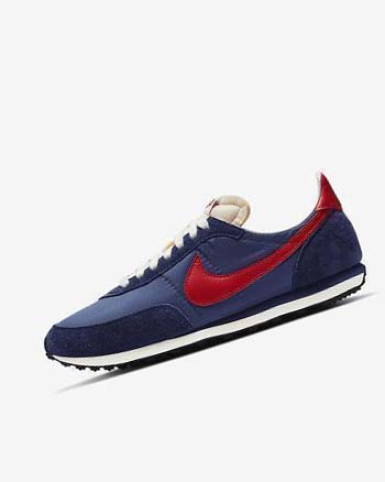 Navy / Red Men's Nike Waffle Trainer 2 SP Casual Shoes | CA2590
