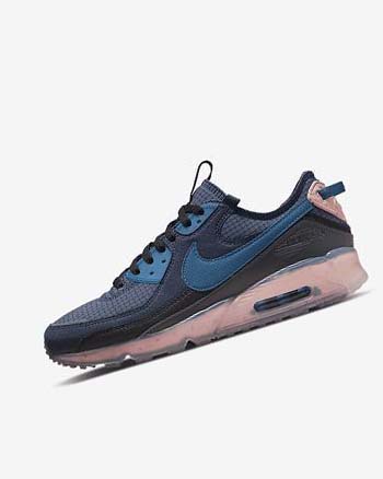 Obsidian / Blue / Light Men's Nike Air Max Terrascape 90 Sneakers | CA5510