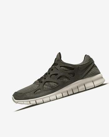 Olive / Black Men's Nike Free Run 2 Running Shoes | CA4890