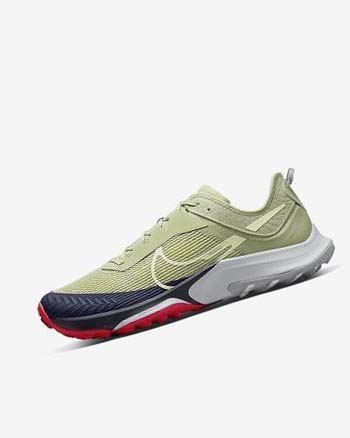 Olive / Light Beige / Obsidian Men's Nike Air Zoom Terra Kiger 8 Trail Running Shoes | CA1180