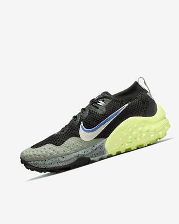 Olive / Light Lemon Women's Nike Wildhorse 7 Trail Running Shoes | CA2672