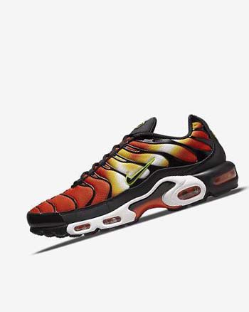 Orange / Gold / Black Men's Nike Air Max Plus Sneakers | CA4939
