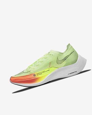 Orange / Green Men's Nike ZoomX Vaporfly Next% 2 Running Shoes | CA4989