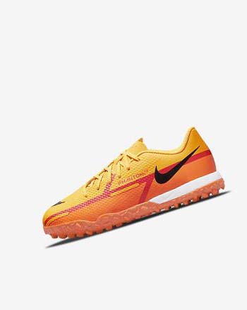 Orange / Orange / Light Red / Black Girls' Nike Jr. Phantom GT2 Academy TF Soccer Shoes | CA1188