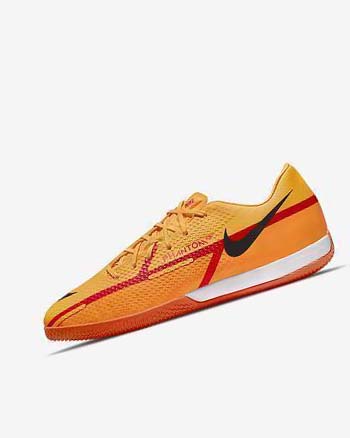 Orange / Orange / Light Red / Black Men's Nike Phantom GT2 Academy IC Soccer Shoes | CA3249