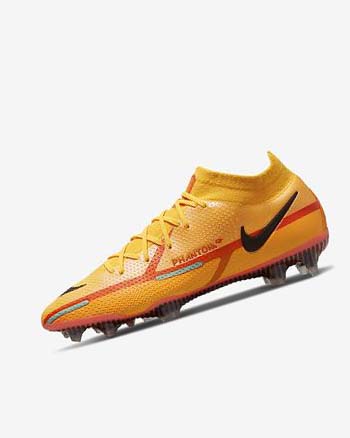 Orange / Orange / Light Red / Black Women's Nike Phantom GT2 Dynamic Fit Elite FG Soccer Cleats | CA3202