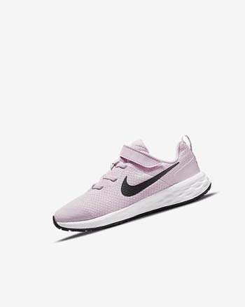 Pink / Black Boy Nike Revolution 6 Running Shoes | CA3227