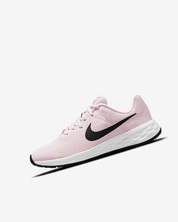 Pink / Black Girls' Nike Revolution 6 Running Shoes | CA2507