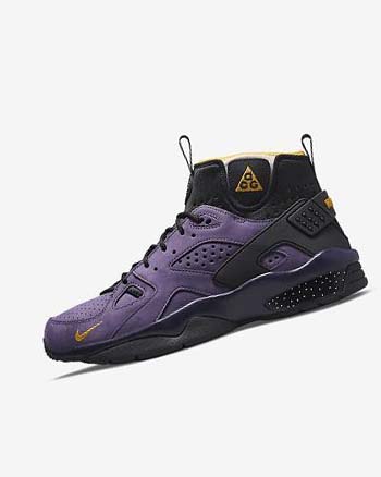 Purple / Blue / Black / Gold Men's Nike ACG Air Mowabb Sneakers | CA3081