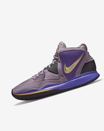 Purple / Purple / Metal Gold Men's Nike Kyrie Infinity Basketball Shoes | CA2759