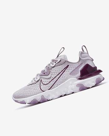 Purple Women's Nike React Vision Running Shoes | CA3086
