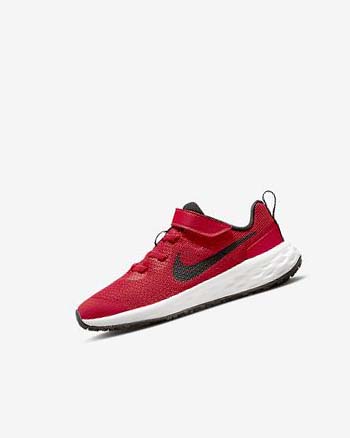 Red / Black Boy Nike Revolution 6 Running Shoes | CA2634