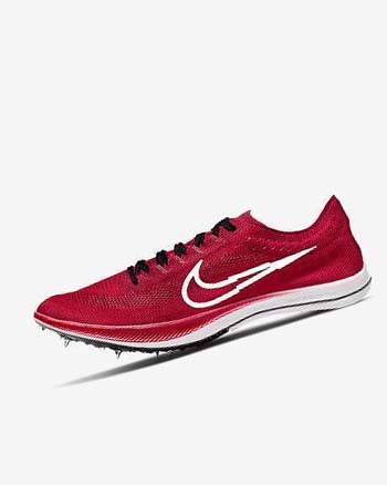 Red / Black / White Men's Nike ZoomX Dragonfly Bowerman Track Club Spikes | CA3129