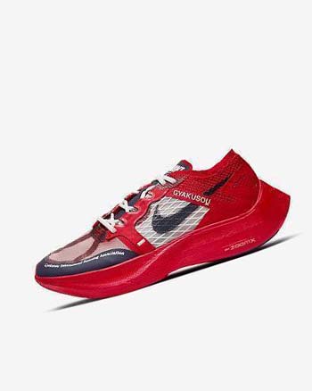 Red / Blue Men's Nike ZoomX Vaporfly Next% x Gyakusou Running Shoes | CA3217