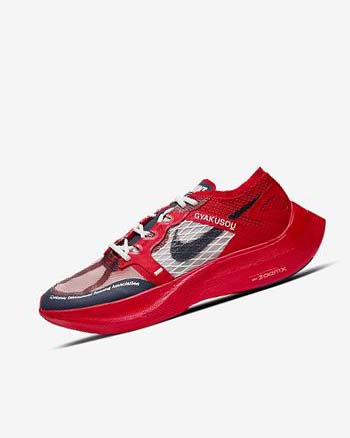 Red / Blue Women's Nike ZoomX Vaporfly Next% x Gyakusou Running Shoes | CA4533
