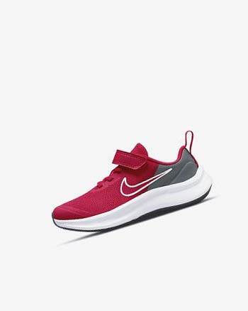 Red / Grey / Red Girls' Nike Star Runner 3 Running Shoes | CA1145