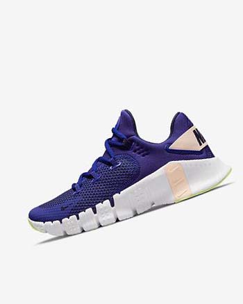 Red / Light Green / Blue Women's Nike Free Metcon 4 Training Shoes | CA3243