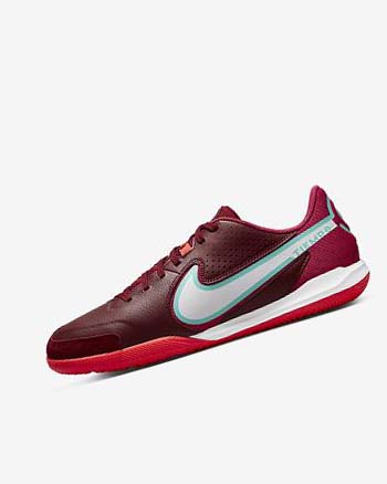 Red / Light Red / White Women's Nike Tiempo Legend 9 Academy IC Soccer Shoes | CA5046
