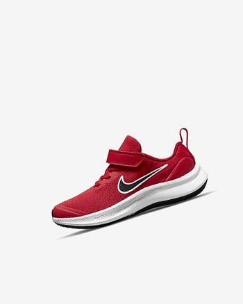 Red / Red / White / Black Girls' Nike Star Runner 3 Running Shoes | CA2425