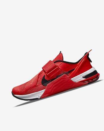 Red / White / Black Men's Nike Metcon 7 FlyEase Training Shoes | CA3000