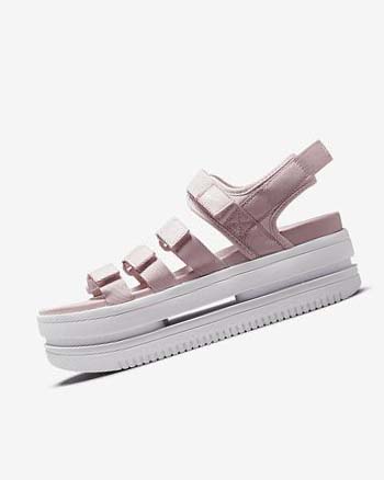 Rose / Pink / White Women's Nike Icon Classic Sandals | CA4851