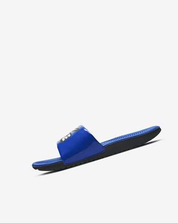Royal / Black / White Girls' Nike Kawa Slides | CA2800