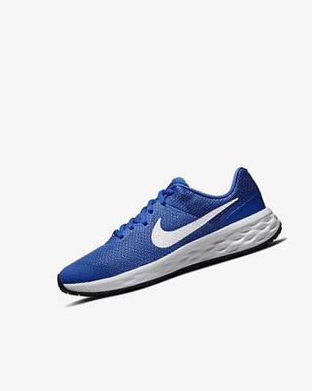 Royal / Black / White Girls' Nike Revolution 6 Running Shoes | CA4628