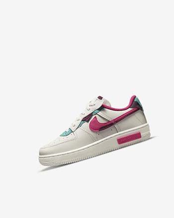 Turquoise / Pink Girls' Nike Force 1 Fontanka Shoes | CA2796