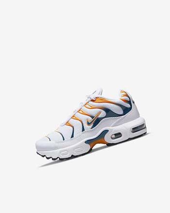 White / Black Boy Nike Air Max Plus Sneakers | CA2616
