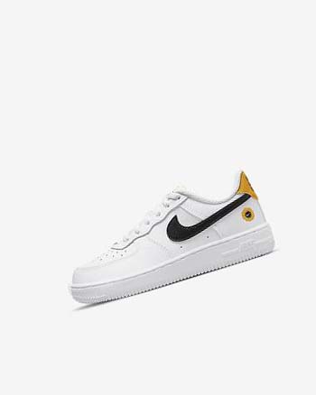 White / Black Girls' Nike Force 1 LV8 Shoes | CA5015