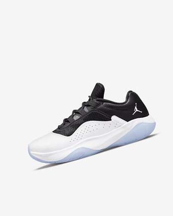 White / Black / Green / Metal Silver Boy Nike Air Jordan 11 CMFT Low Basketball Shoes | CA4534
