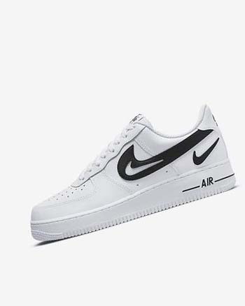 White / Black Men's Nike Air Force 1 '07 Sneakers | CA2279