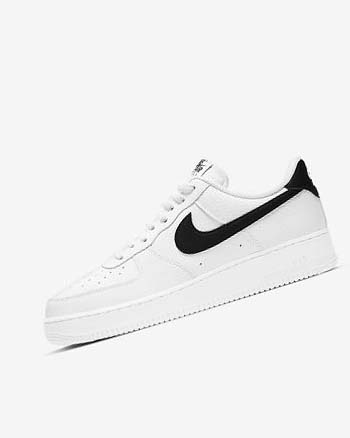 White / Black Men's Nike Air Force 1 '07 Sneakers | CA5295