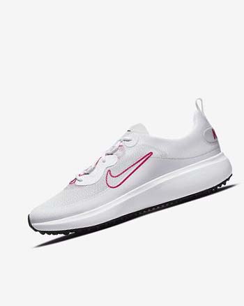 White / Black / Pink Women's Nike Ace Summerlite Golf Shoes | CA2576
