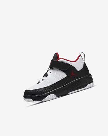 White / Black / Red Boy Nike Jordan Max Aura 3 Basketball Shoes | CA4926