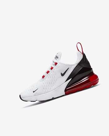 White / Black / Red / Grey Girls' Nike Air Max 270 Casual Shoes | CA2474