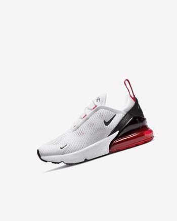 White / Black / Red / Grey Girls' Nike Air Max 270 Casual Shoes | CA2644