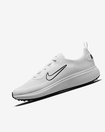 White / Black Women's Nike Ace Summerlite Golf Shoes | CA5104