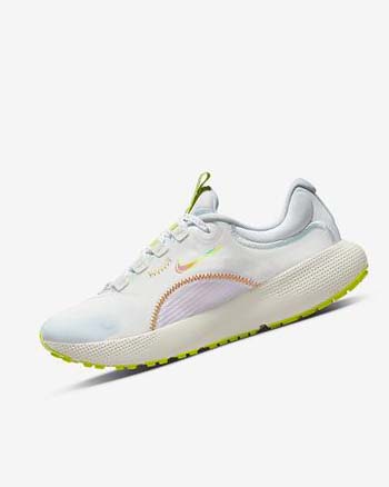 White / Green / Multicolor Women's Nike React Escape Run Running Shoes | CA3015