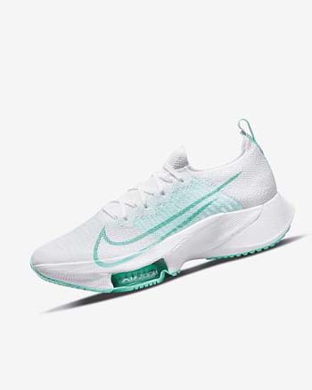 White / Green / Turquoise / Turquoise Women's Nike Air Zoom Tempo NEXT% Running Shoes | CA5482