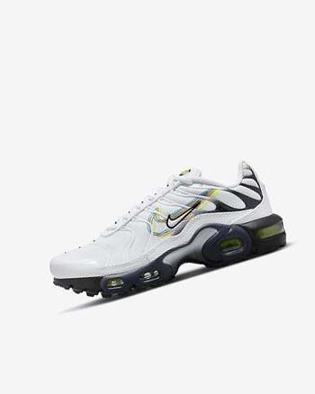 White / Grey / Blue Boy Nike Air Max Plus Sneakers | CA5008