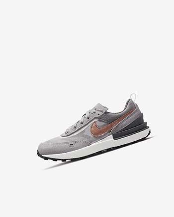 White / Grey / Metal Red Brown Boy Nike Waffle One Sneakers | CA2347